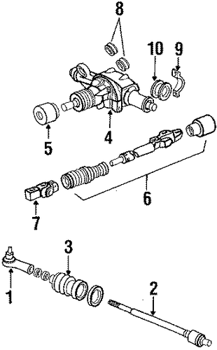 OEM Honda 53954-SF1-J61 - Boot Kit OEM Honda 53954-SF1-J61 - Boot Kit