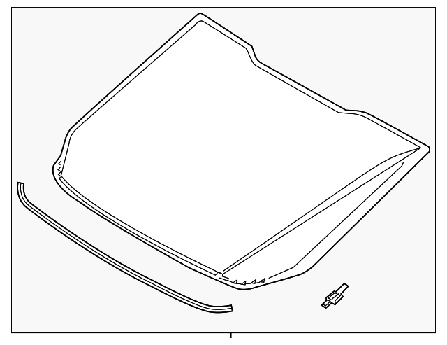 DP5Z-5442006-C Деталь BACK GLASS