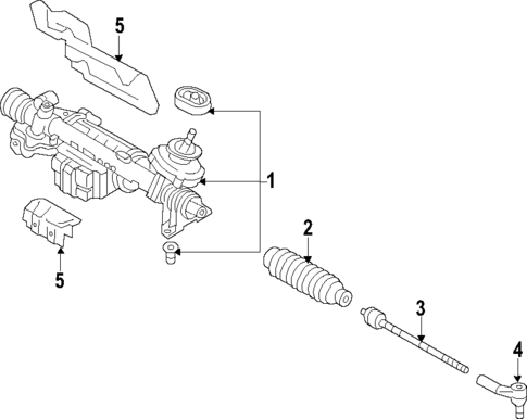 Steering Gear & Linkage for 2013 Volkswagen Jetta #16