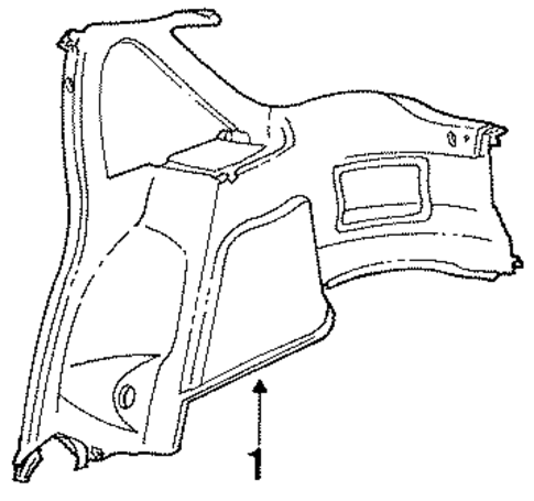 LeBaron INTERIOR TRIM - QUARTER PANELS
