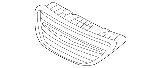 12797998 UPPER GRILLE