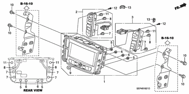 Center Module (Navi) for 2006 Acura TL #0