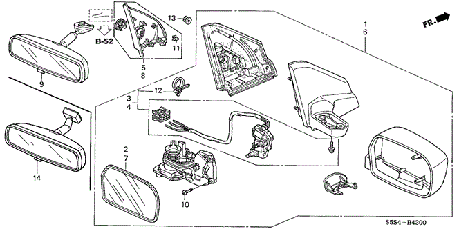INTERIOR / BUMPER/MIRROR for 2003 Honda CIVIC HATCHBACK #1