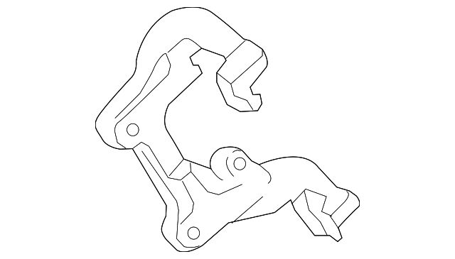 C2C41872 Деталь CALIPER MOUNT, RIGHT