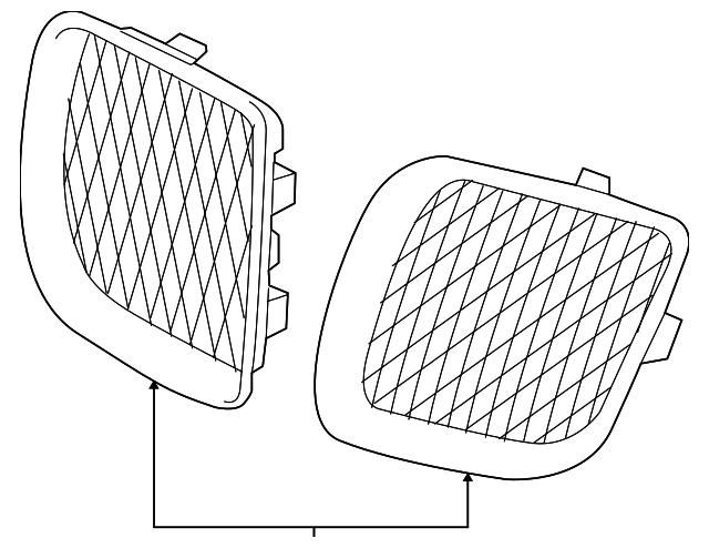 15208235 Деталь GRILLE, LEFT