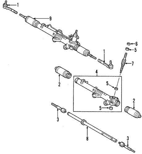 STEERING/P/S PUMP & HOSES for 2003 Toyota Tundra #1
