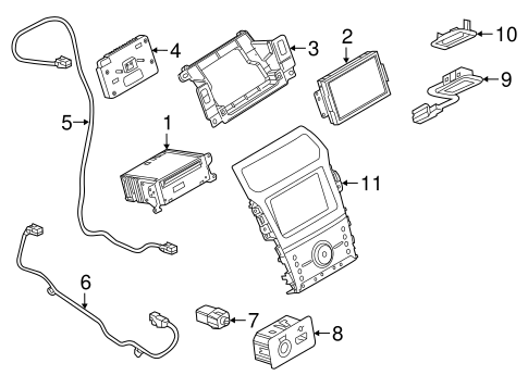 Body/Sound System for 2013 Ford Explorer #6