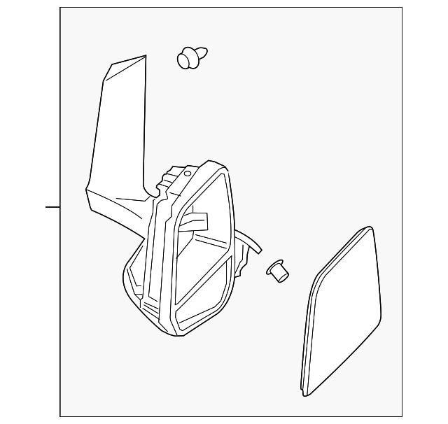 DT1Z-17682-D Деталь MIRROR ASSY, RIGHT