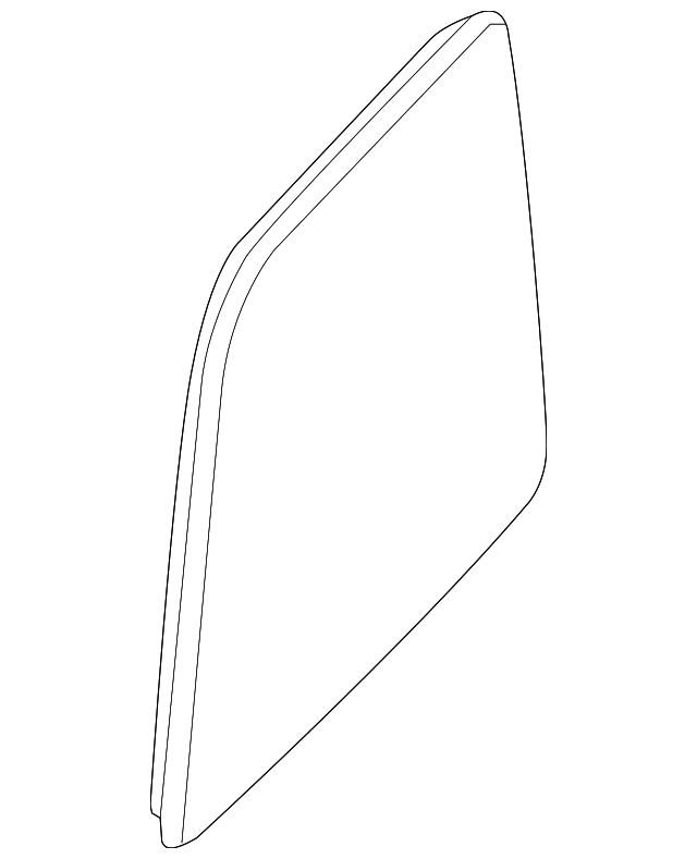 DT1Z-17K707-C Деталь MIRROR GLASS, LEFT