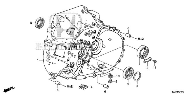 TRANSMISSION - MANUAL/MT CLUTCH CASE for 2014 Honda ACCORD SEDAN #1