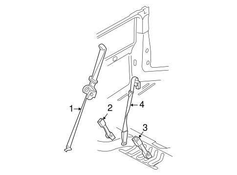 Navigator REAR SEAT BELTS 3