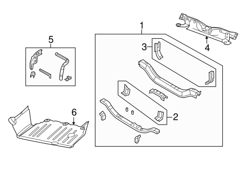 Patriot RADIATOR SUPPORT