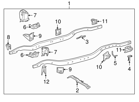 BODY/FRAME & COMPONENTS for 2010 Toyota Land Cruiser #2