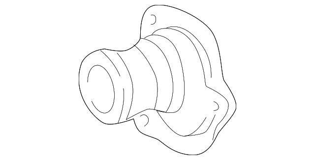 XW4Z-8592-BD Деталь THERMOSTAT COVER