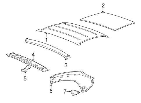 Boxster INTERIOR TRIM - TOP