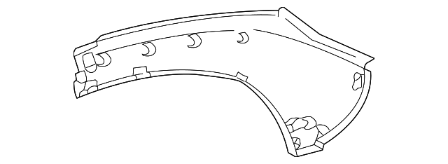 986-563-504-00-B12 Деталь SIDE TRIM, RIGHT