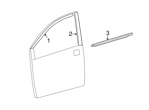 BODY/EXTERIOR TRIM - FRONT DOOR for 2011 Toyota Sienna #1