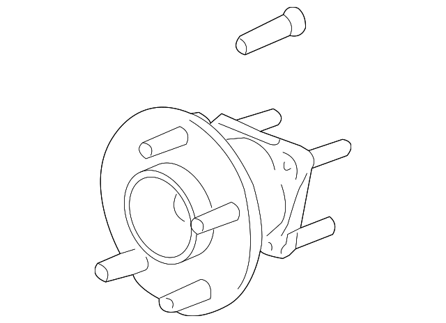 22721886 Деталь HUB & BEARING, RIGHT