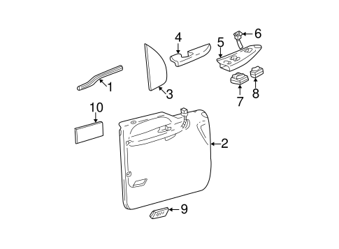 Electrical/Mirrors for 2004 Ford F-250 Super Duty #1