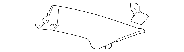 25918997 Деталь WINDSHIELD PILLAR TRIM, LEFT