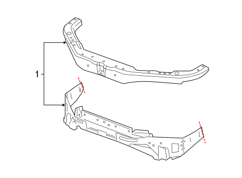 G5 RADIATOR SUPPORT