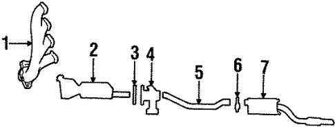 Exhaust System/Exhaust Manifold for 2002 Ford Crown Victoria #2