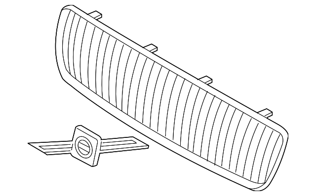 8693346 Деталь GRILLE