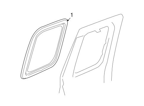 Canyon GLASS - REAR DOOR 2