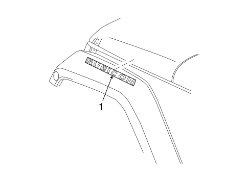 Wrangler EXTERIOR TRIM - HOOD