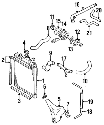Metro RADIATOR & COMPONENTS 2