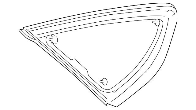 DS7Z-5429710-A Деталь QTR GLASS, RIGHT
