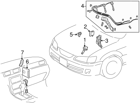 ELECTRICAL/IGNITION SYSTEM for 2001 Toyota Solara #1