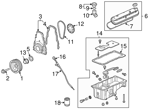9-7x ENGINE PARTS