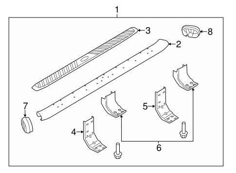 Body/Running Board for 2012 Ford F-250 Super Duty #3