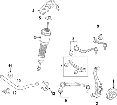Front Suspension for 2016 Hyundai Equus #0