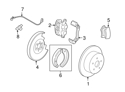 Brakes/Parking Brake for 2008 Ford F-150 #1