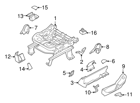 Body/Tracks & Components for 2013 Ford Escape #3