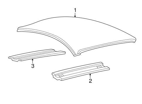 Body/Roof & Components for 2006 Ford Mustang #1