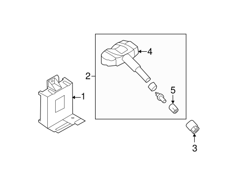 Tire Pressure Monitor Components for 2011 Kia Sorento #0