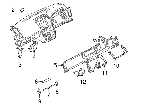 Instrument Panel for 2014 Land Rover LR2 #0