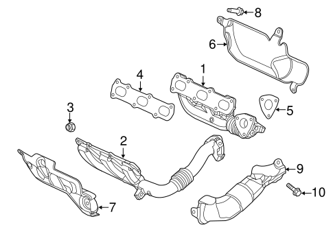 Grand Cherokee Выпускной коллектор