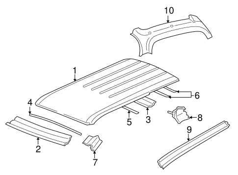 9-7x ROOF & COMPONENTS