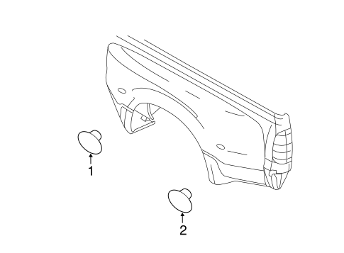 F-250 Super Duty SIDE MARKER LAMPS