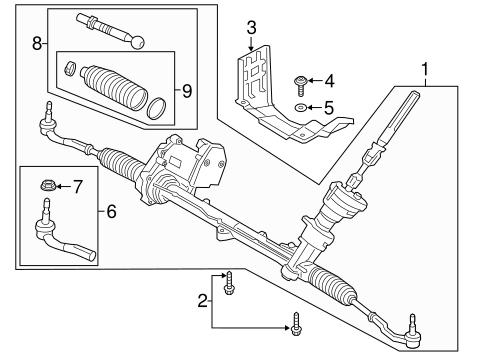 XC90 STEERING GEAR & LINKAGE
