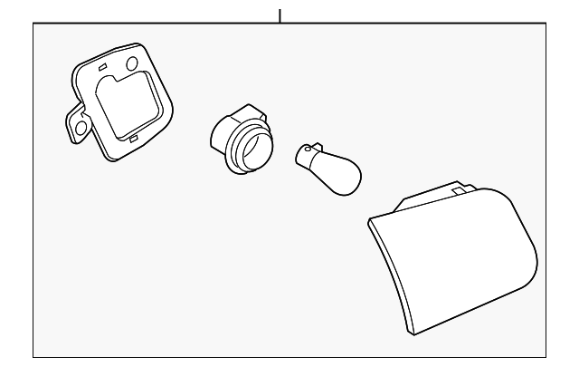 12777457 Деталь TAIL LAMP ASSY, LEFT
