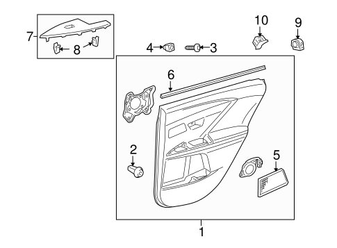 ELECTRICAL/REAR DOOR for 2015 Toyota Venza #3