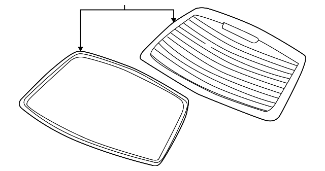 1W6Z-7642006-AA Деталь BACK GLASS