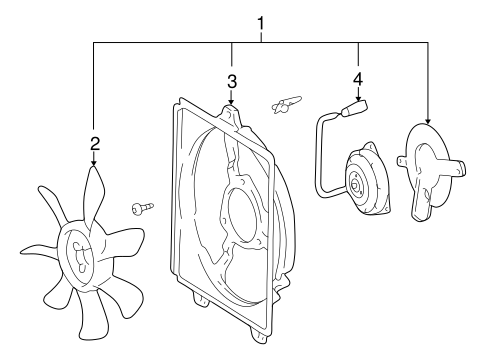 HVAC/CONDENSER, COMPRESSOR & LINES for 1997 Toyota RAV4 #2