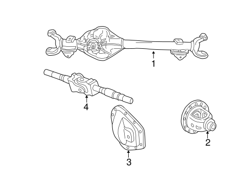 Front Suspension/Carrier & Front Axles for 2005 Ford F-350 Super Duty #1