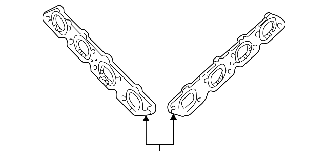 2W9Z-9448-AE Деталь EXHAUST MANIFOLD GASKET, RIGHT